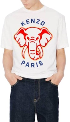 KENZO 字母動物印花短袖T恤 寬鬆版 SS24 FE55TS1894SG-02 Sizing KENZO 字母動物印花短袖T恤 寬鬆版 SS24 FE55TS1894SG-02