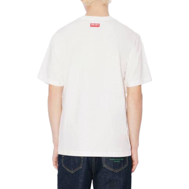 Cheap KENZO 字母動物印花短袖T恤 寬鬆版 SS24 FE55TS1894SG-02