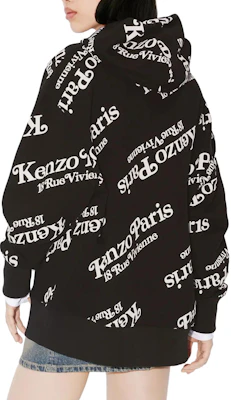 Kenzo 字母标志印花连帽衫 男女通用 FE58SW0074MG-99J Purchase Kenzo 字母标志印花连帽衫 男女通用 FE58SW0074MG-99J