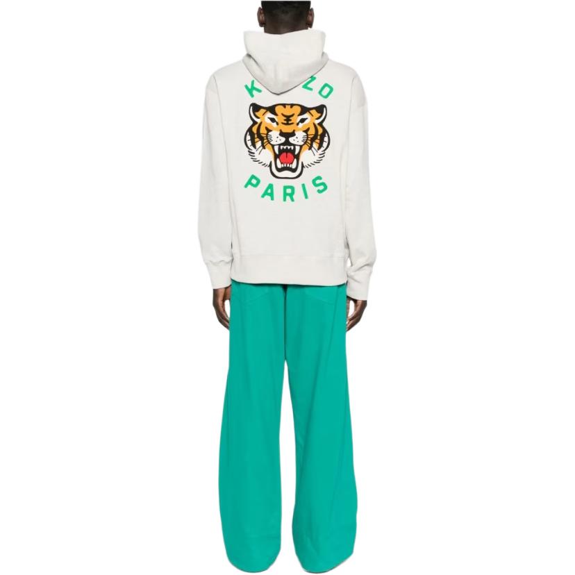 Purchase KENZO Letter Print Pullover Hoodie Long Sleeve Unisex Grey FE58SW0114MF-93A