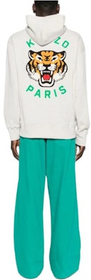 KENZO Letter Print Pullover Hoodie Long Sleeve Unisex Grey FE58SW0114MF-93A Purchase KENZO Letter Print Pullover Hoodie Long Sleeve Unisex Grey FE58SW0114MF-93A