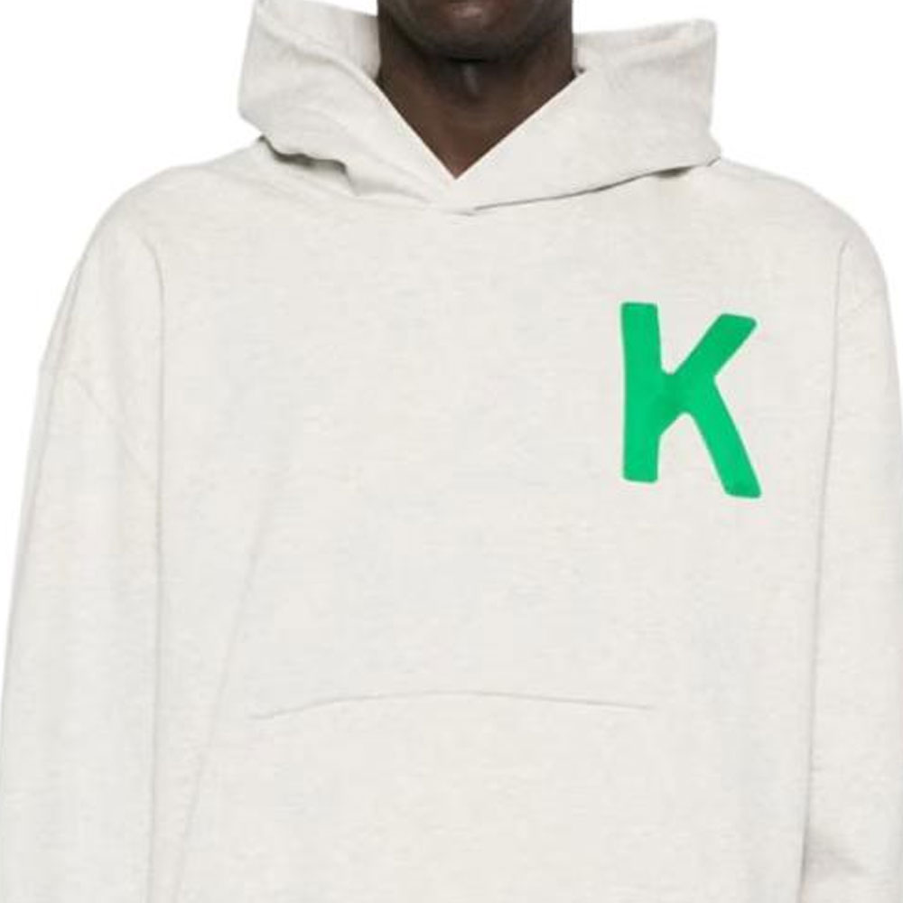 Sizing KENZO Letter Print Pullover Hoodie Long Sleeve Unisex Grey FE58SW0114MF-93A