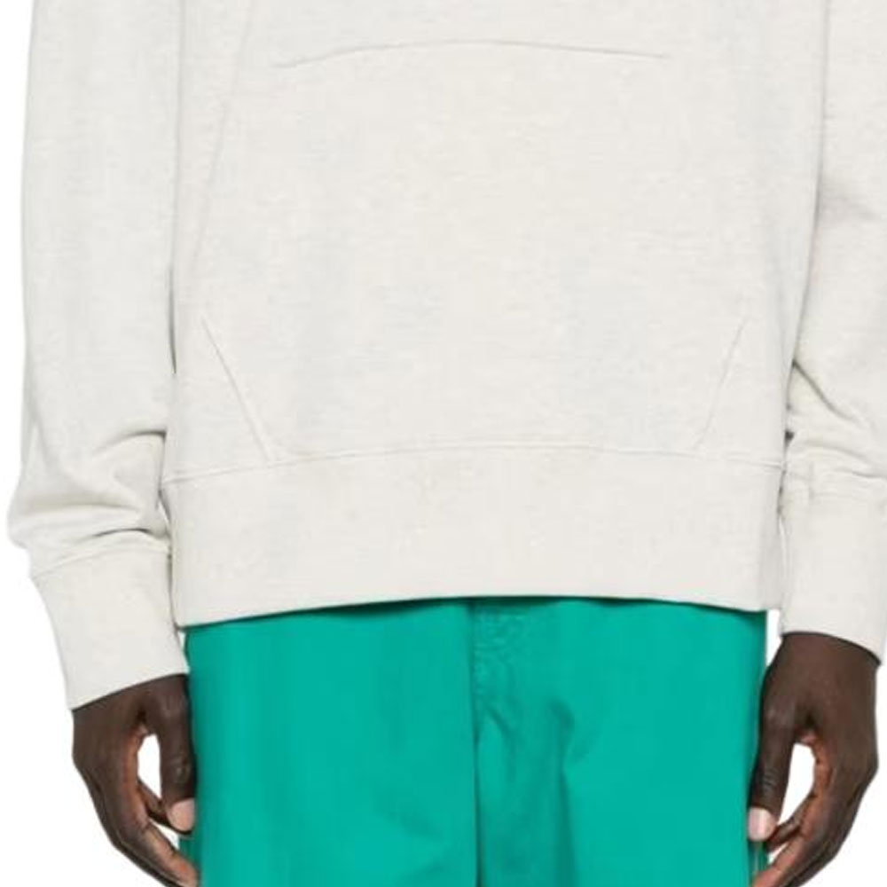 Cheap KENZO Letter Print Pullover Hoodie Long Sleeve Unisex Grey FE58SW0114MF-93A