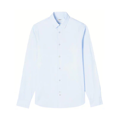 KENZO Light Blue Printed Logo Shirt FA55CH2151FA-63