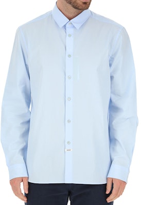 KENZO Kemeja Logo Cetakan Biru Muda FA55CH2151FA-63 Shop KENZO Kemeja Logo Cetakan Biru Muda FA55CH2151FA-63