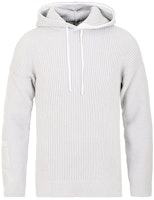 KENZO Light Grey Logo Wool Blend Hooded Sweater F955PU4223BA-93 KENZO Light Grey Logo Wool Blend Hooded Sweater F955PU4223BA-93