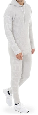 KENZO Hoodie Abu-Abu Muda Logo Wool Blend F955PU4223BA-93 Lookbook KENZO Hoodie Abu-Abu Muda Logo Wool Blend F955PU4223BA-93