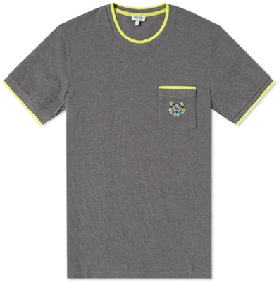 KENZO 小老虎口袋圓領T恤 灰色 F755TS0014BA-97 Buy KENZO 小老虎口袋圓領T恤 灰色 F755TS0014BA-97