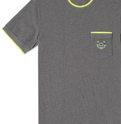 KENZO 小老虎口袋圓領T恤 灰色 F755TS0014BA-97 Details for KENZO 小老虎口袋圓領T恤 灰色 F755TS0014BA-97