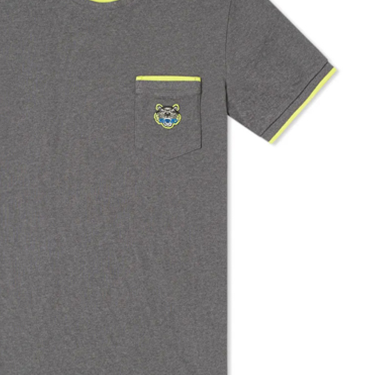 Sizing KENZO 小老虎口袋圓領T恤 灰色 F755TS0014BA-97