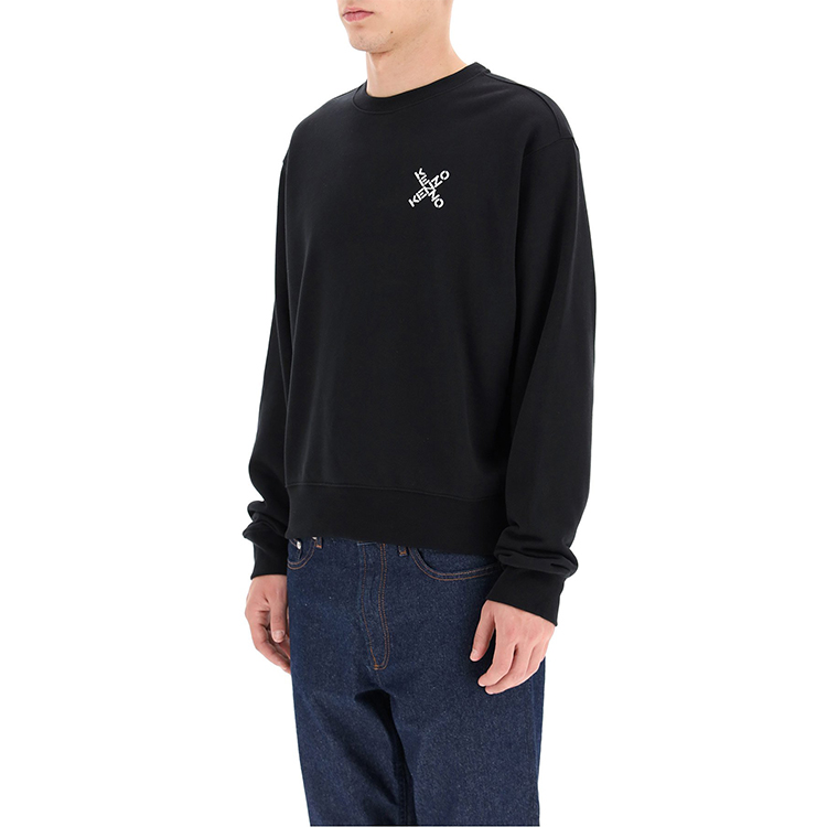 Kenzo Little X Crewneck Sweatshirt Black FA65SW0014MS-99 圖 6