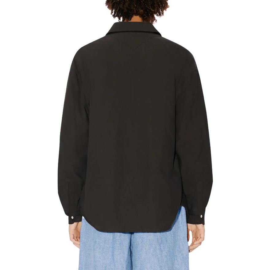Details for KENZO Logo Collared Single-Breasted Long Sleeve Jacket Unisex Black. FE58CH5259LH-99