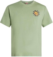 KENZO Logo Cotton Crewneck T-Shirt SS24 Light Green FE55TS1904SG-47 KENZO Logo Cotton Crewneck T-Shirt SS24 Light Green FE55TS1904SG-47