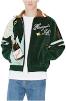 KENZO Logo Embroidered Bomber Jacket Green () FD65CA4073CK-53 KENZO Logo Embroidered Bomber Jacket Green () FD65CA4073CK-53
