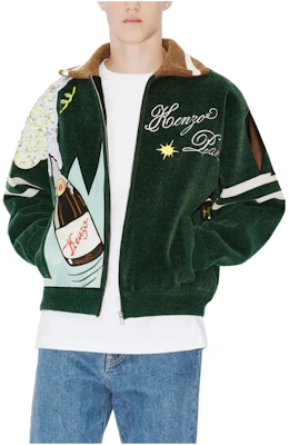 KENZO 标志刺绣飞行夹克 绿色 FD65CA4073CK-53 Buy KENZO 标志刺绣飞行夹克 绿色 FD65CA4073CK-53