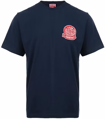 KENZO 刺繡標誌圓領短袖T恤 SS24 海軍藍Tee FE55TS2704SY-77 Buy KENZO 刺繡標誌圓領短袖T恤 SS24 海軍藍Tee FE55TS2704SY-77