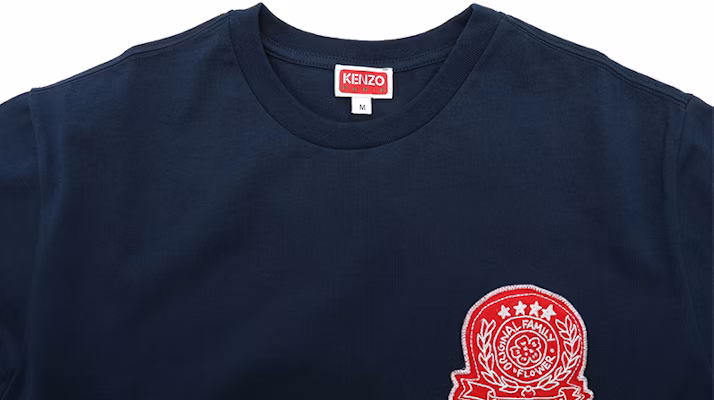 KENZO 刺繡標誌圓領短袖T恤 SS24 海軍藍Tee FE55TS2704SY-77 Purchase KENZO 刺繡標誌圓領短袖T恤 SS24 海軍藍Tee FE55TS2704SY-77