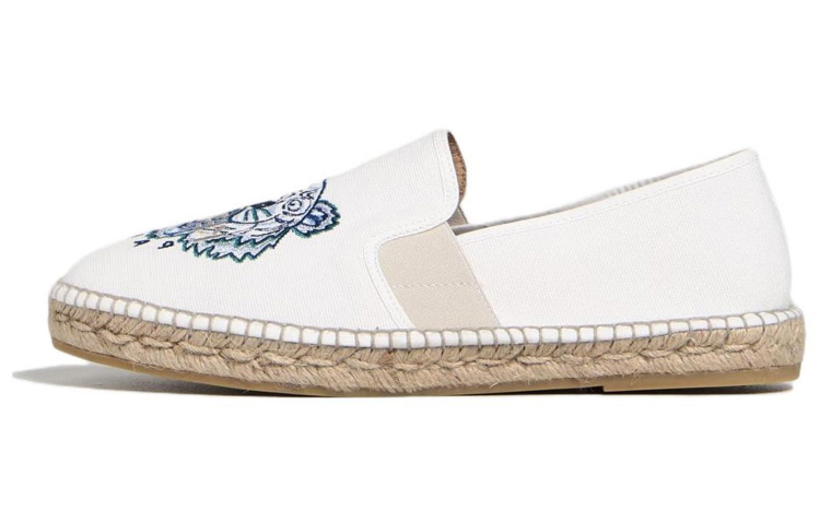 Buy Kenzo Alpargatas Bordadas con Logo 'Blancas' FC55ES188F71.01