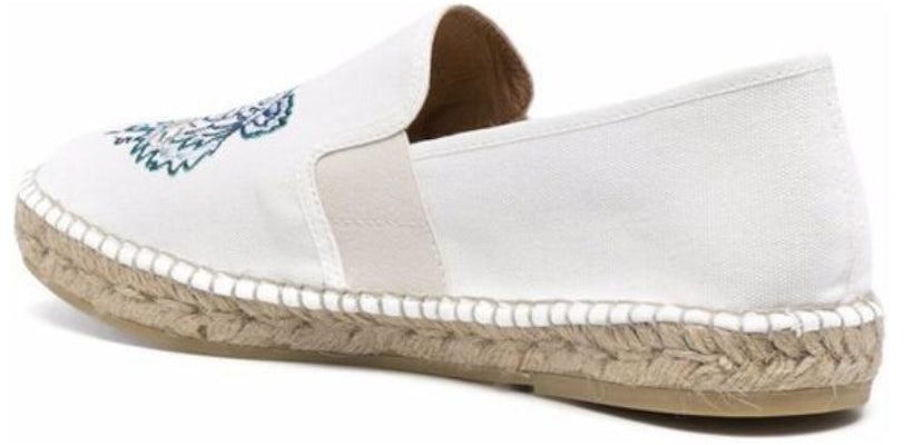 Kenzo Logo Embroidered Espadrilles 'White' FC55ES188F71.01 Lookbook Kenzo Logo Embroidered Espadrilles 'White' FC55ES188F71.01