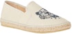Kenzo Kasut Jerami Bersulam Logo 'Beige' FC55ES188F71-08