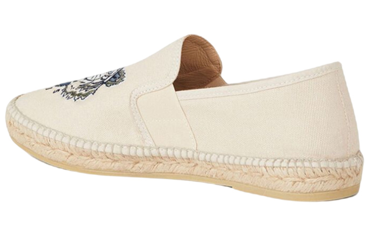 Lookbook KENZO 高田賢三 logo繡花草編鞋 米色