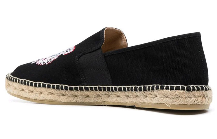 Kenzo Logo Embroidered Woven Shoes 'Black' 圖 3