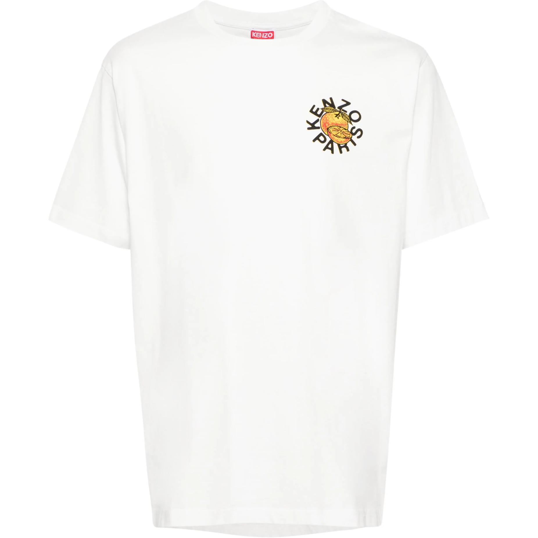 KENZO Logo Fruit Graphic Loose Fit T-Shirt  Off-White FE55TS1904SG-02 圖 2