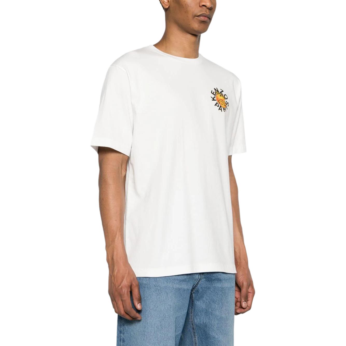 KENZO Logo Fruit Graphic Loose Fit T-Shirt  Off-White FE55TS1904SG-02 圖 5
