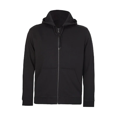 KENZO Logo Letter Printed Zip Hoodie Jacket Men’s Black F665BL7224MD-99