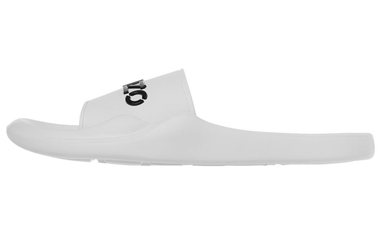 Kenzo Logo Print Fashion Slides 'White' FA65MU103P64-01