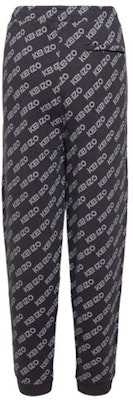 KENZO Logo Print Jogger Knit Sweatpants for Men. FC65PA7924MF-99J Lookbook KENZO Logo Print Jogger Knit Sweatpants for Men. FC65PA7924MF-99J