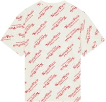 겐조 로고 프린트 오버핏 유니섹스 크루넥 반팔 티셔츠 FE58TS0044SY-02 3