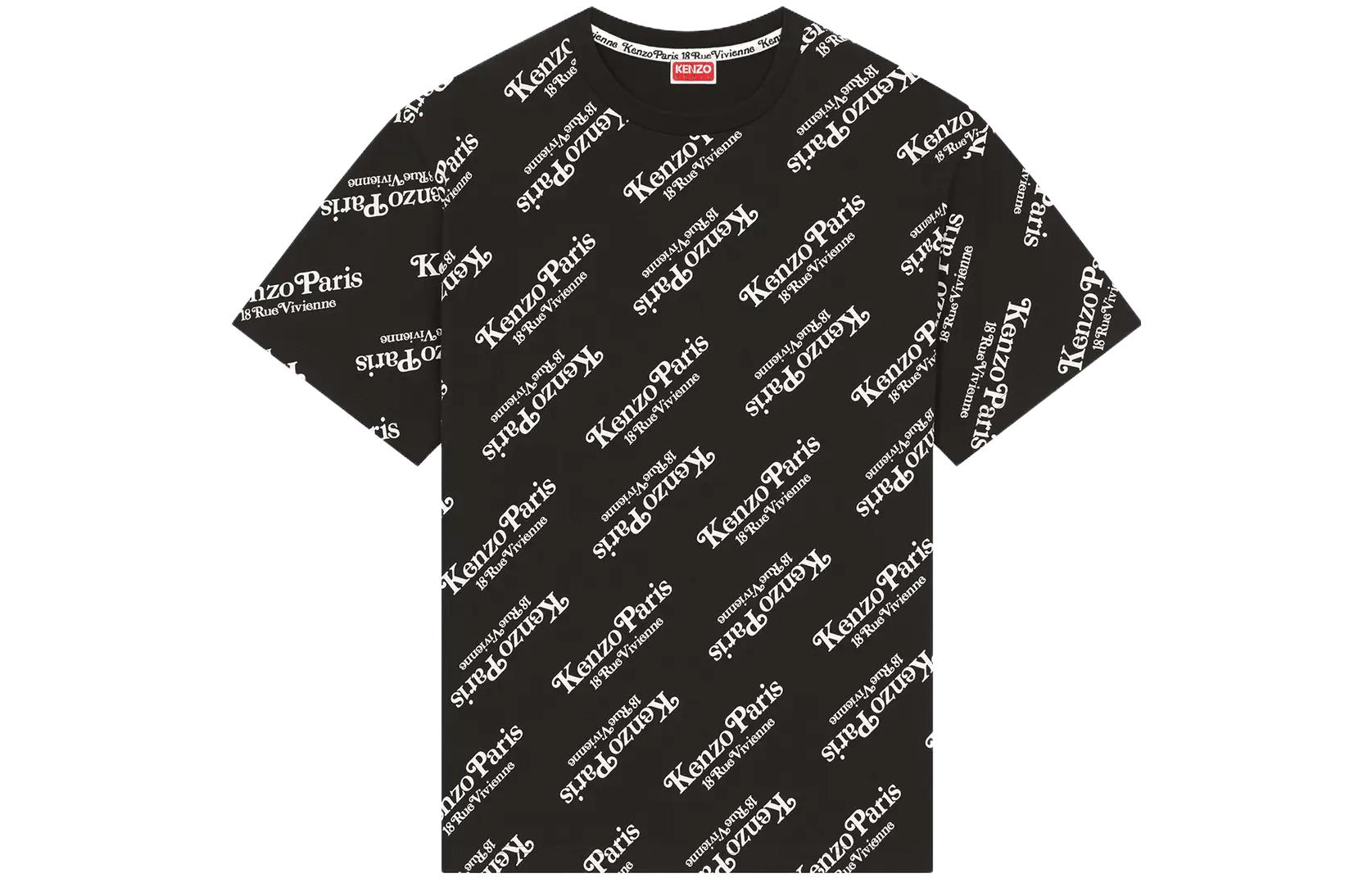 Order KENZO Logo印花男女寬鬆短袖圓領T恤 FE58TS0044SY-02