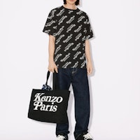 겐조 로고 프린트 오버핏 유니섹스 크루넥 반팔 티셔츠 FE58TS0044SY-02 Purchase 겐조 로고 프린트 오버핏 유니섹스 크루넥 반팔 티셔츠 FE58TS0044SY-02