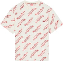 겐조 로고 프린트 오버핏 유니섹스 크루넥 반팔 티셔츠 FE58TS0044SY-02 2