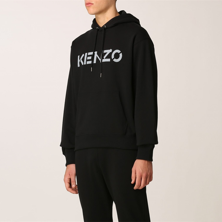KENZO Logo Printed Hoodie Black 5SW3004ML-99 圖 8
