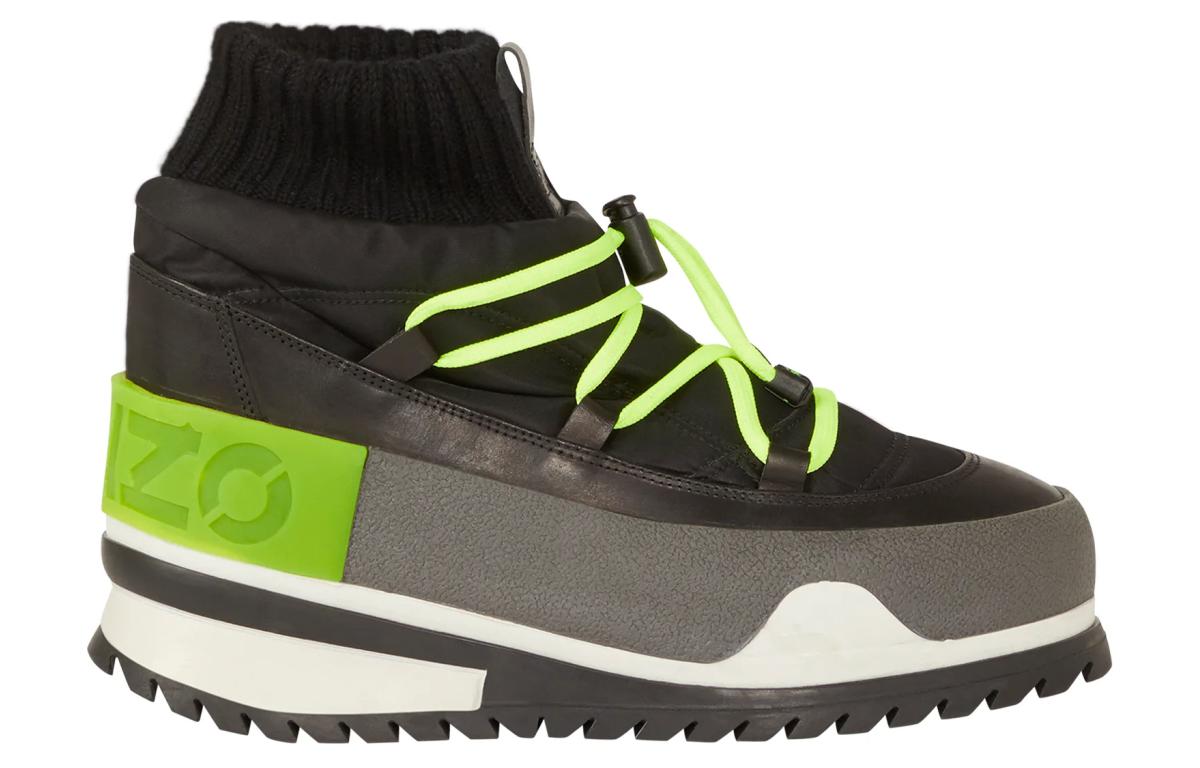 Kenzo Logo Short Boots 'Black' 圖 2