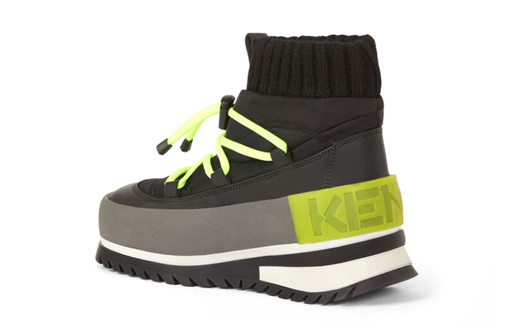 Kenzo Logo Short Boots 'Black' 圖 4