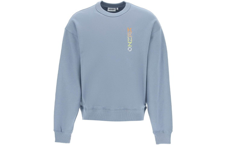 KENZO Logo SS22 Blue Pullover Sweatshirt  Long Sleeve. FC55SW5144ML-62 圖 2