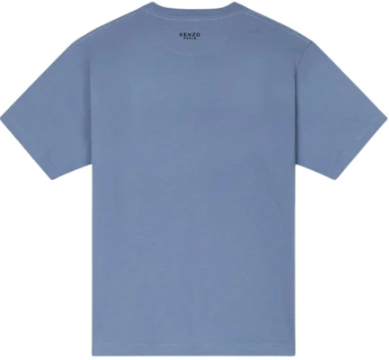 KENZO 刺繡虎頭標誌短袖圓領T恤 SS24 藍色 FE55TS1984SG-67 Lookbook KENZO 刺繡虎頭標誌短袖圓領T恤 SS24 藍色 FE55TS1984SG-67
