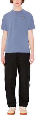 KENZO 刺繡虎頭標誌短袖圓領T恤 SS24 藍色 FE55TS1984SG-67 Shop KENZO 刺繡虎頭標誌短袖圓領T恤 SS24 藍色 FE55TS1984SG-67