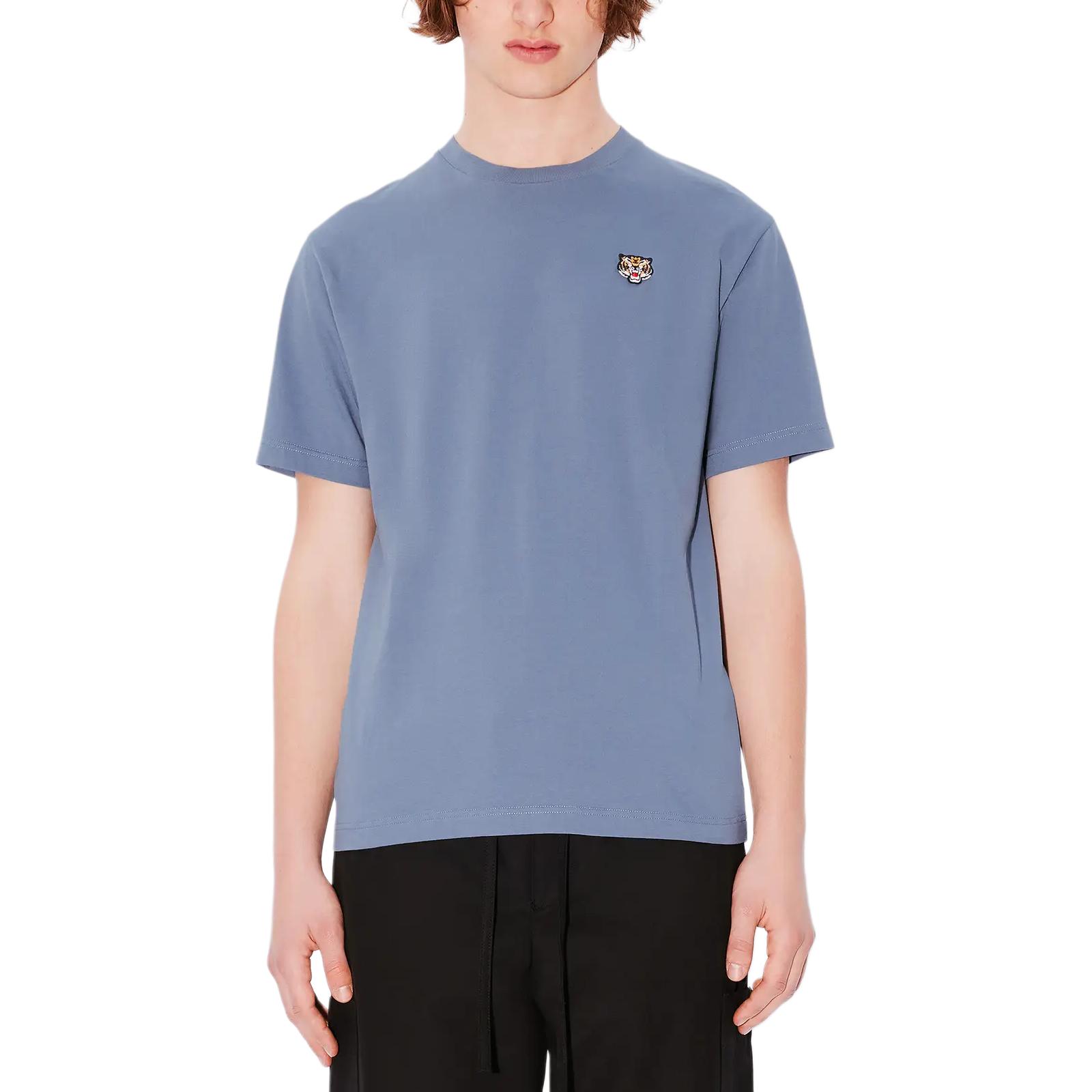 Purchase KENZO 刺繡虎頭標誌短袖圓領T恤 SS24 藍色 FE55TS1984SG-67