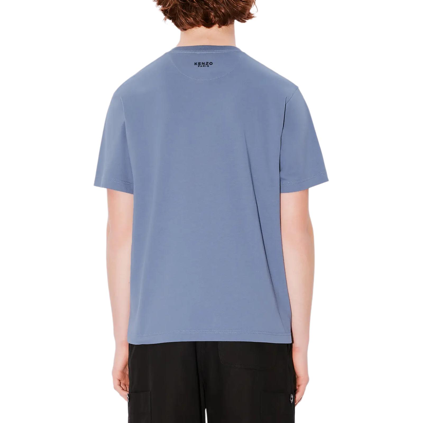 Details for KENZO 刺繡虎頭標誌短袖圓領T恤 SS24 藍色 FE55TS1984SG-67