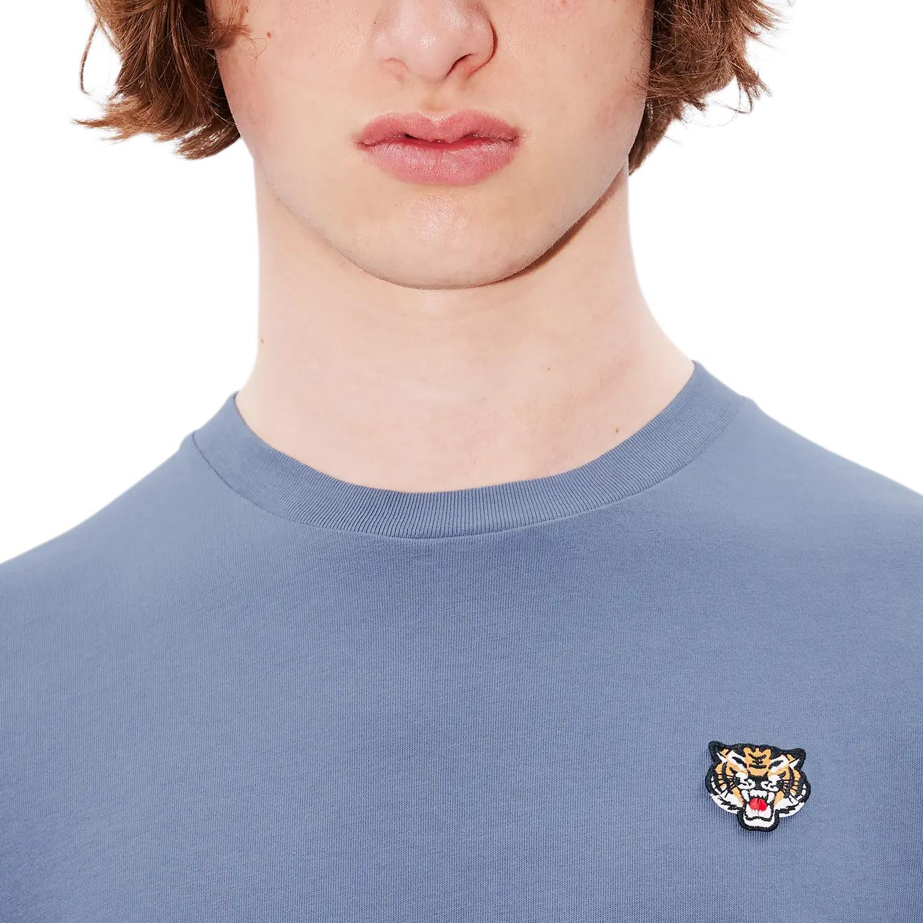 Sizing KENZO 刺繡虎頭標誌短袖圓領T恤 SS24 藍色 FE55TS1984SG-67