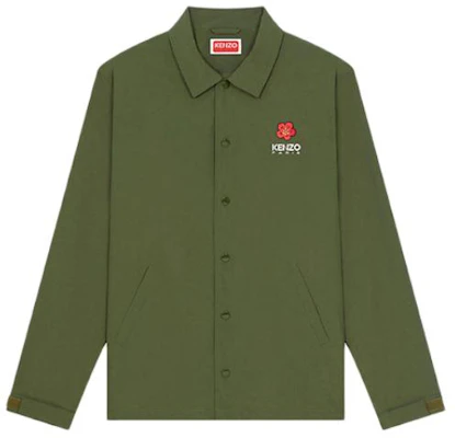 Kenzo 深卡其色刺繡Logo長袖休閒外套 FD55BL0619NT-51 Buy Kenzo 深卡其色刺繡Logo長袖休閒外套 FD55BL0619NT-51