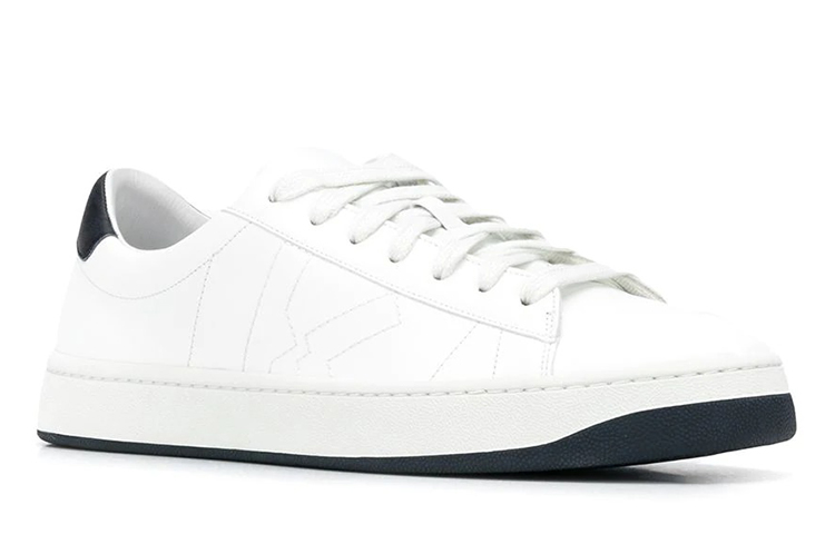 Kenzo Low-Top Leather Sneakers 'White' 圖 3