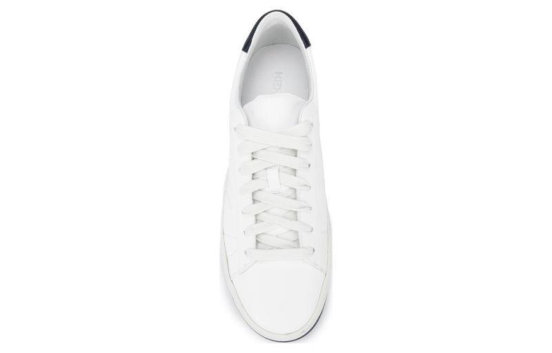 Kenzo Low-Top Leather Sneakers 'White' 圖 5