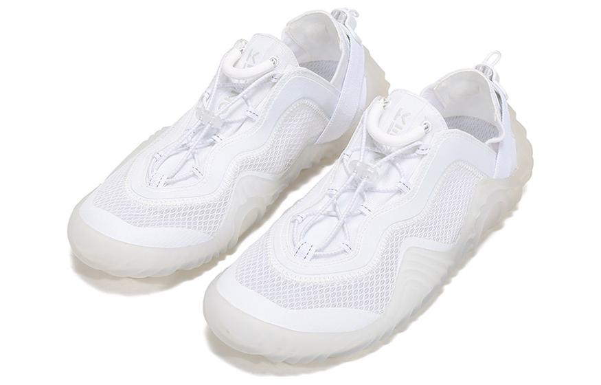 Kenzo Mesh Fabric Sneakers 'White' 圖 3