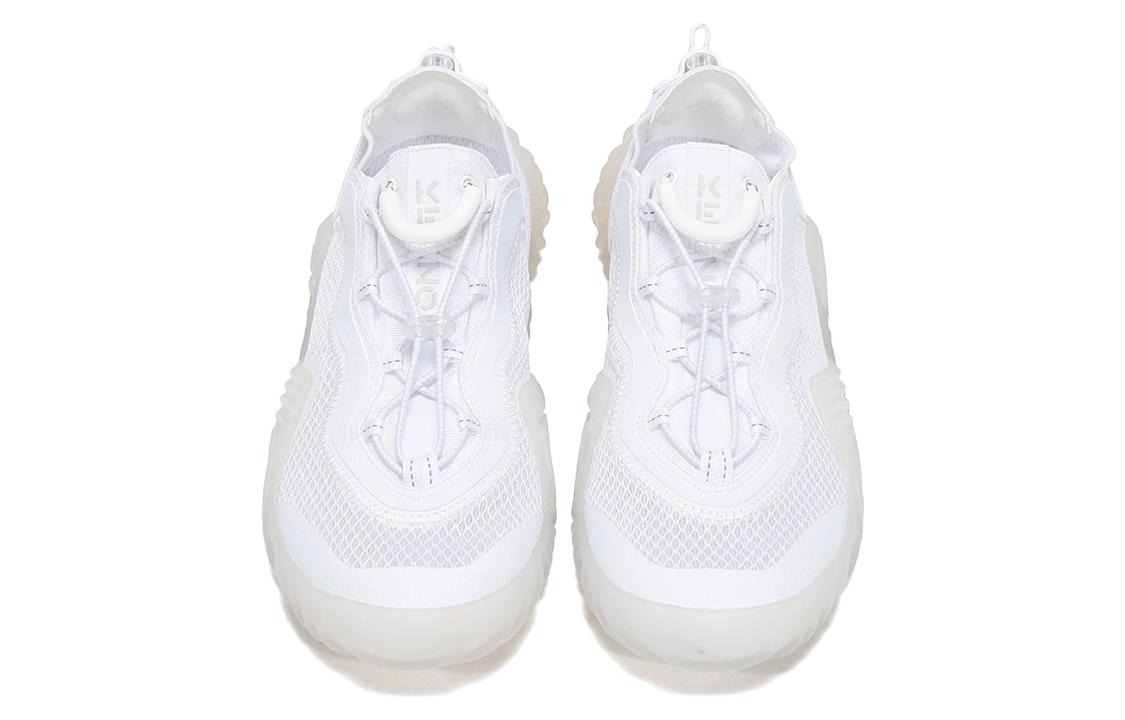 Kenzo Mesh Fabric Sneakers 'White' 圖 4