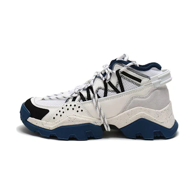 Kenzo Mesh Sneakers with Leather Trimming 'Deep Blue'